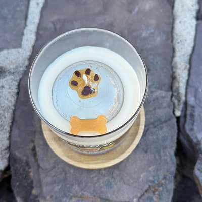 Gel wax, coconut apricot wax holiday candle