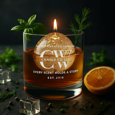 24K Gold Digger Gel Candle: Luxury Cologne Type Fragrance