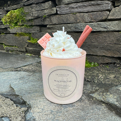 Peach Nectar Cupcake Candle