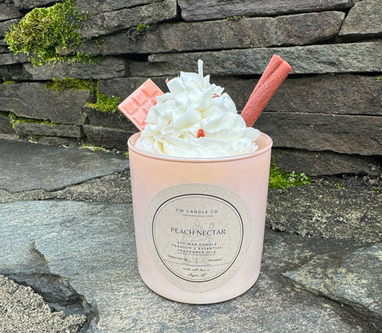 Peach Nectar Cupcake Candle