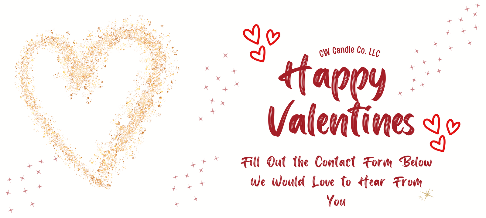 Cw Candle Co. Valentines Day Candles Contact Shop