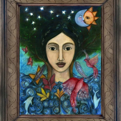 Gaia Reproduction on Canvas