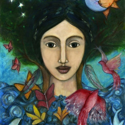 Gaia Reproduction on Canvas