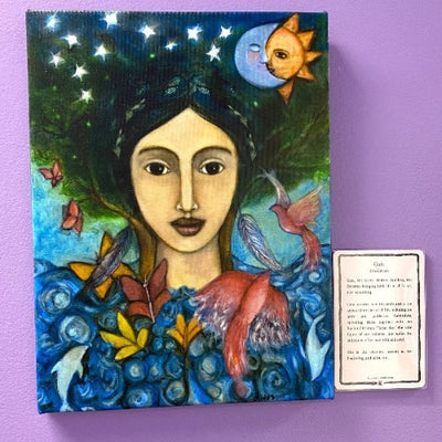 Gaia Reproduction on Canvas