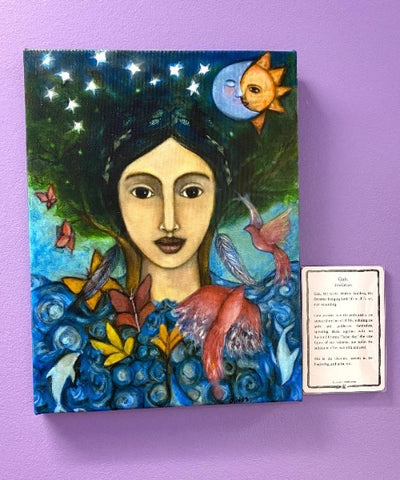 Gaia Reproduction on Canvas