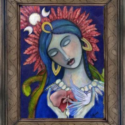 Ixchel Reproduction on Canvas