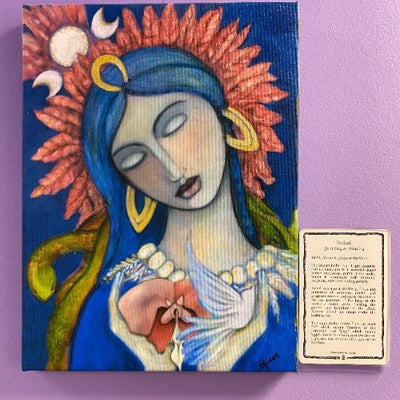 Ixchel Reproduction on Canvas