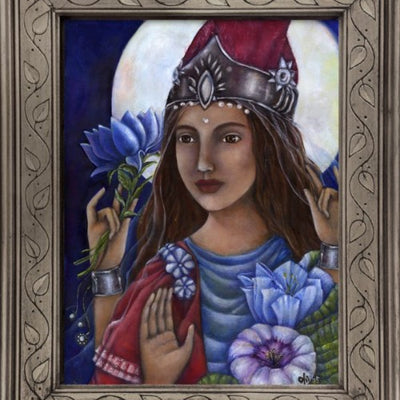 Lakshmi Reproduction on Canvas