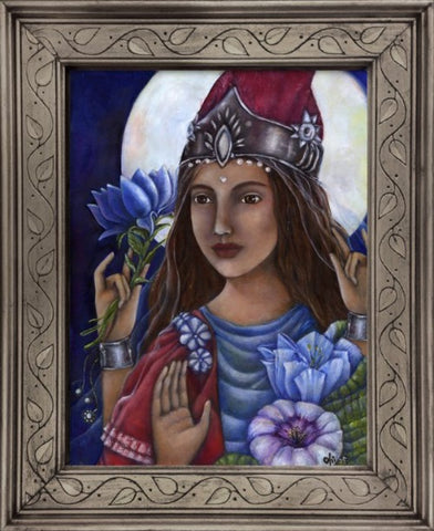 Lakshmi Reproduction on Canvas