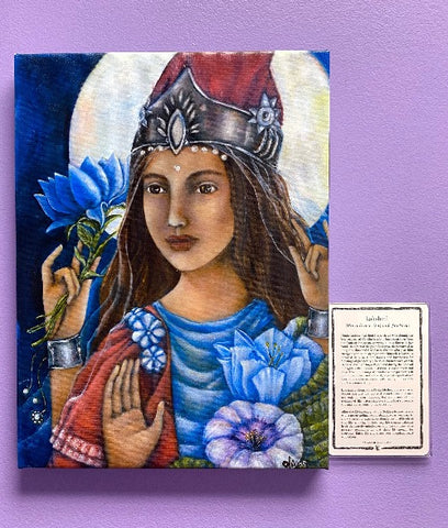 Lakshmi Reproduction on Canvas