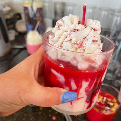 Strawberries and Cream Whipped Candle