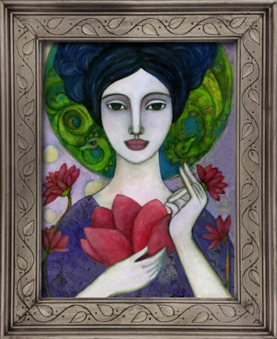 Quan Yin Reproduction on Canvas